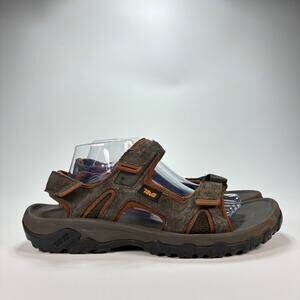 Teva Katavi 2 Hiking Sandals Brown Suede Hook & Loop 1019192 Men's Size 11
